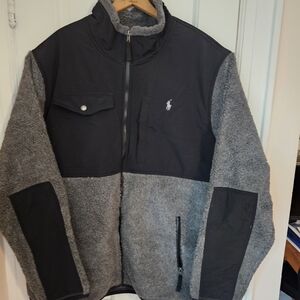 Polo by Ralph Lauren Men's Black and Gray Jacket Mens XXL